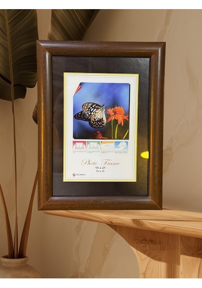 Ahşap Görünümlü 2 Li Pvc Fotoğraf Çerçevesi 15x21 Cm.