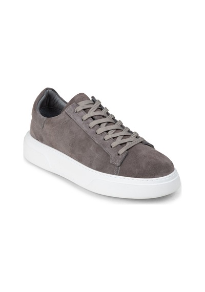 Deery Erkek Hakiki Süet Gri Sneaker Ayakkabı - 04651mgrıe01