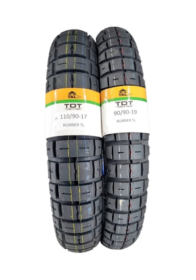 110/90-17 Ve 90/90-19 Tubeless - Dubleks Runner Lastik Takımı