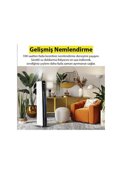 Tüm Ev İçin 9 Litre Büyük Boy Hava Nemlendirici Humidifer Bebek Ve Çocuklar İçin Uv Karbon Hava Temizleme