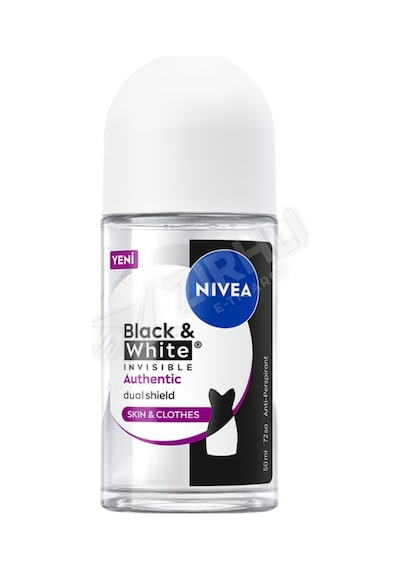 2 Adet Nivea B&w Invisible Authentic Kadın Roll-on 50 Ml