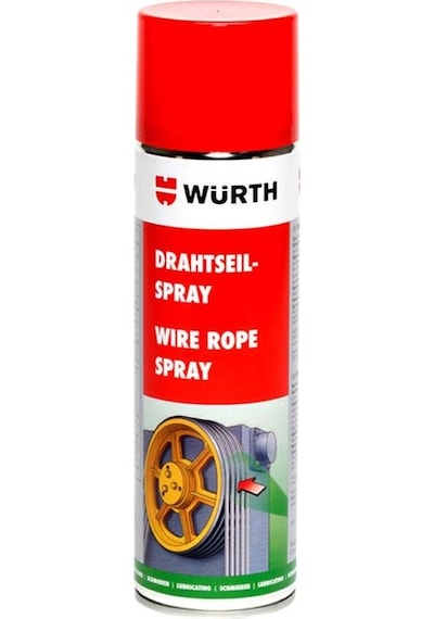 Würth Wire Rope Sprey Tel Halat Yağlama Ve Koruma Spreyi 500 ML
