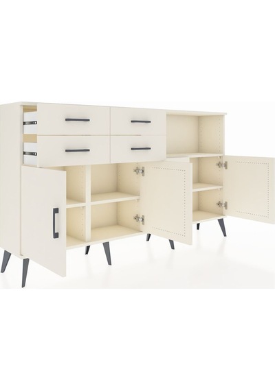 Arges Konsol 4 Raflı 4 Çekmeceli 4 Kapaklı 176x30x99 Aytaşı-aytaşı Aytası - Aytası Arges Konsol 4 Raflı 4 Çekmeceli 4 Kapaklı 176x30x99 Aytaşı-aytaşı Aytası - Aytası