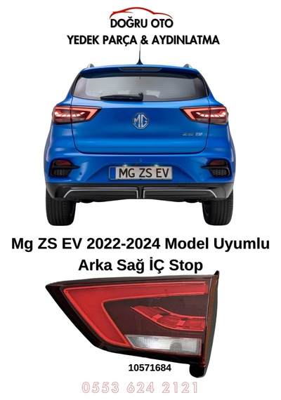 Mg Zs Ev Arka Sağ İç Stop 2022-2024 Model Uyumlu