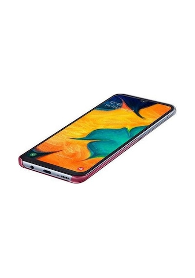 Galaxy A30 İle Uyumlu Pembe Koruyucu Kılıf Ef-aa305cpegww