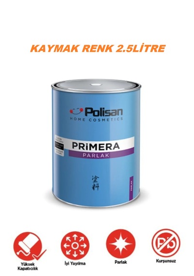 Polisan Primera Sentetik Parlak Kaymak Renk 2.5 L