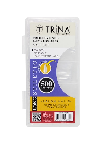 Trina Long Stiletto Takma Tırnak 500'lü Kutulu Trnnaıl0015
