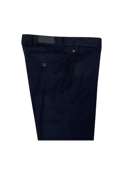 Classics Men Caserta Klasik Fit Likralı Erkek Kanvas Pantolon - 7514 Lacivert