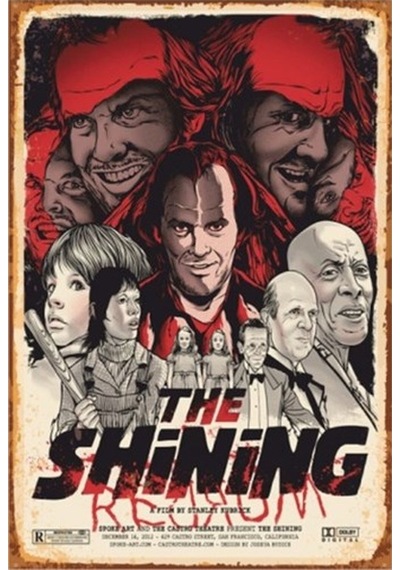 The Shining Cinnet sinema Retro Vintage Ahşap Poster