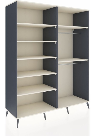 Kronos Gardrop 7 Raflı 2 Askılı 176x59x221 Antrasit-aytaşı Aytaşı Kronos Gardrop 7 Raflı 2 Askılı 176x59x221 Antrasit-aytaşı Aytaşı