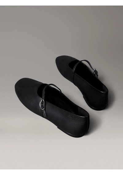 Calvin Klein Kadın Oblique Ballerina Mj Lth Hdw Ayakkabı Hw0hw02847beh-14885 Siyah