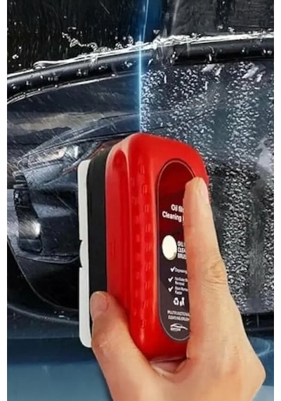 Thentech Çok Amaçlı Oto Cam Temizleyici Su Tutmaz İz Tutmaz Kir Tutmaz Sünger Cam Araç Araba Cam Temizleyici