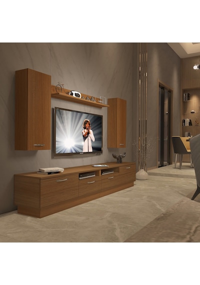 Decoraktiv Trendstyle 5220d Slm Tv Ünitesi Tv Sehpası Ceviz