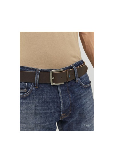 Jack & Jones Gürtel Leder Black Coffee