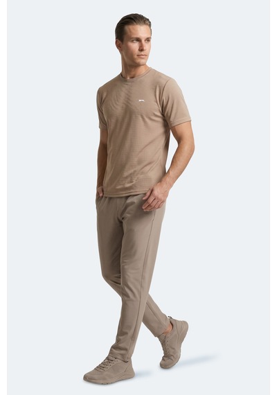 Slazenger Hıjack I Erkek Vizon Tişört