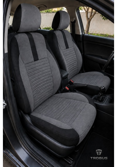 Volkswagen Beetle 2012-2016 Uyumlu Sportline Serisi Füme Siyah Oto Koltuk Kılıfı