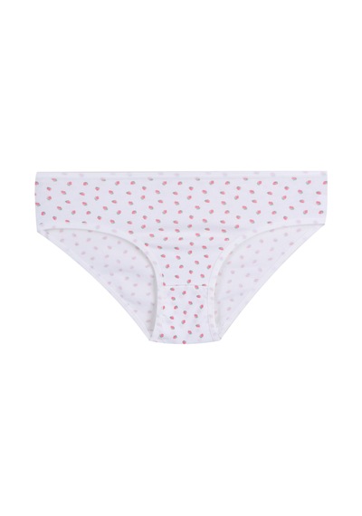 Koza İç Giyim Kız Çocuk 6'lı Desenli Slip 1050-01 Pudra