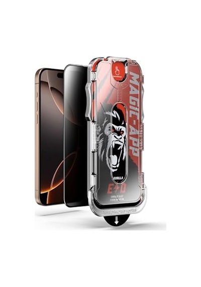 X-gorilla İphone 14 Pro Max Hayalet Ekran Koruyucu Gizlilik Filtreli & 9h Kırılmaz Tam Kaplama Tozsuz Uygulama