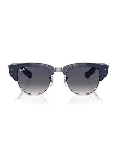 Ray Ban Rb 0316s 136678 53 Mega Clubmaster Polarize Unisex Kare Lacivert Kemik Güneş Gözlüğü