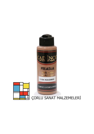 Premıum Akrilik Boya 1154 Kaşmir 120ml Karışık, Çok Renkli