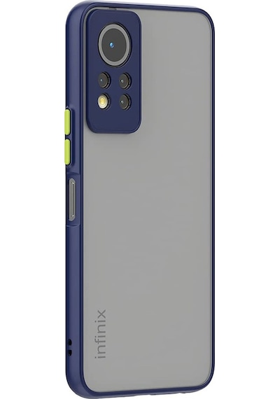 Microcase Infinix Note 11 Pro London Serisi Kılıf-Buzlu Mavi