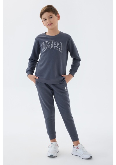 U.S. Polo Assn. U.s. Polo Assn Erkek Çocuk Antrasit Eşofman Takımı Us1583-c-v3 Antrasit