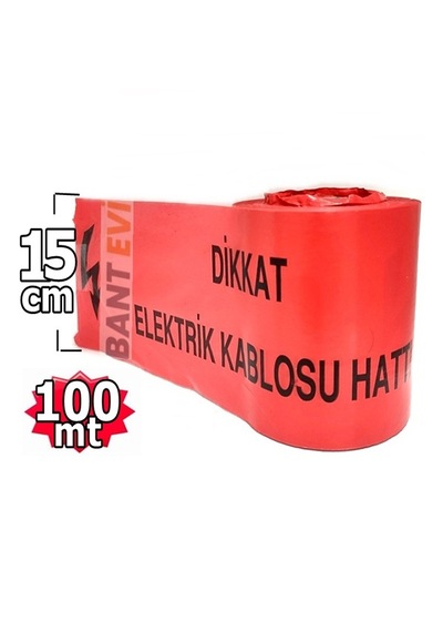 Elektrik İkaz Şerid 100mt Ag Og İkaz Bandı 15cmx100mt