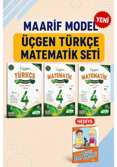 4.sınıf Beceri Temelli Türkçe + Matematik Yolculuğu 1. Kitap Ve 2. Kitap+ Çıtır Fen Bilimleri Çalışma Kitabım