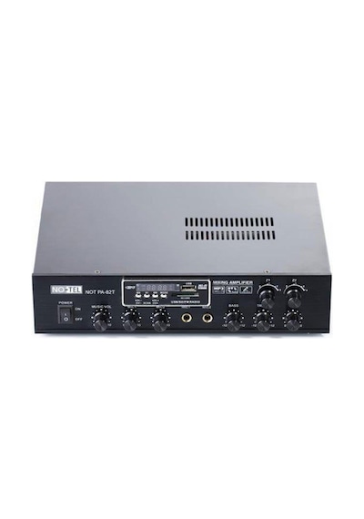 Notel NOT PA 82T Anfi 80W Trafolu 2 Mikrofon Girişli USB + Bluetooth