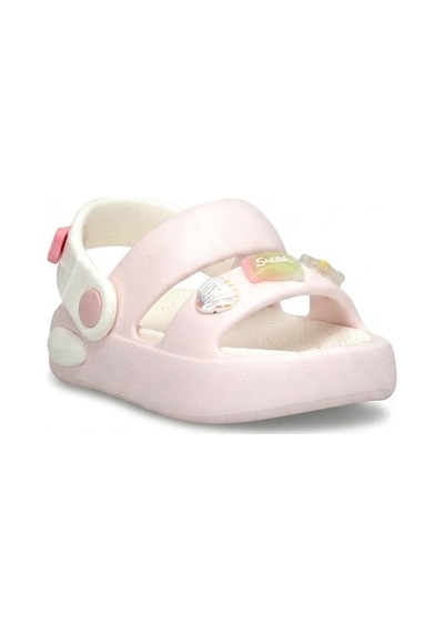 Ayakkabı Fuarı Elit Assnm0197 Filet - Patik Kız Çocuk Düz Sandalet Pudra