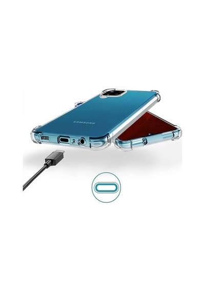 Sm Galaxy Uyumlu A12 - M12 Anti-drop Shockproof Darbe Emici Silikon Kılıf- 5775 Mh-hs2001-3084