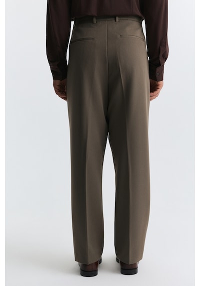 Antioch Relax Fit Pilili Erkek Pantolon Haki
