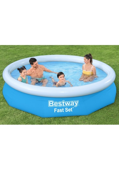 Bestway 57458 Fast Set Çember Şişme Havuz Seti 3.05 M X 66 Cm Mavi