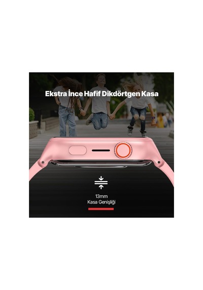 Kidi Gps 4g Sim Kartlı Akıllı Çocuk Saati Balerin Pembesi 2ksw02 Yok