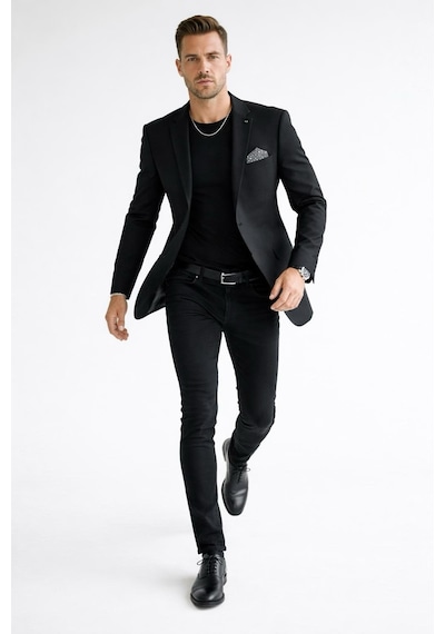 Plus Scorpion Erkek Mono Yaka Tek Düğmeli Çift Yırtmaçlı Blazer Ceket Premium Dokuma Kumaş, 8 Renk Siyah Plus Scorpion Erkek Mono Yaka Tek Düğmeli Çift Yırtmaçlı Blazer Ceket Premium Dokuma Kumaş, 8 Renk Siyah