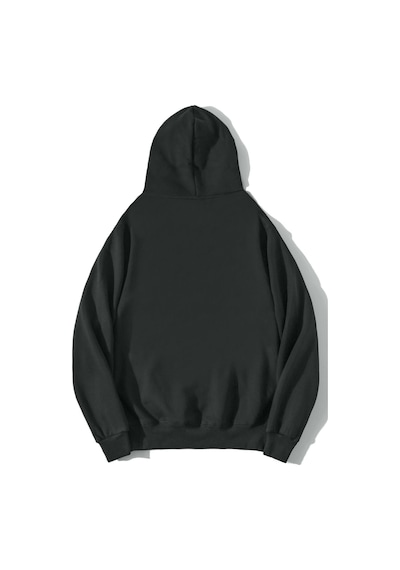 Brz Collection Unisex Oversize Basic Sweatshirt Hoodie Antrasit-antrasit Antrasit