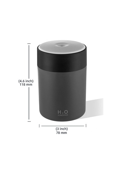 Divex Usb Led Işıklı Hava Nemlendirici Colorful Humidifier Gri H-41