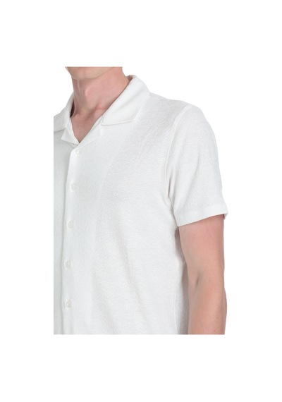 Hatemoğlu Beyaz Regular Fit Apaş Yaka Gömlek 35793 4111993