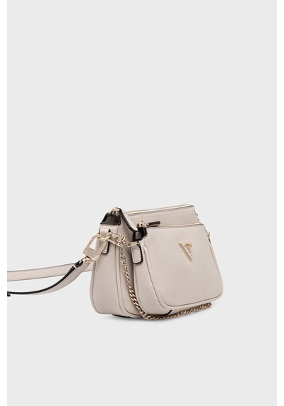Guess Noelle Kadın Çapraz Askılı Çanta Hwzg9672710 Ekru