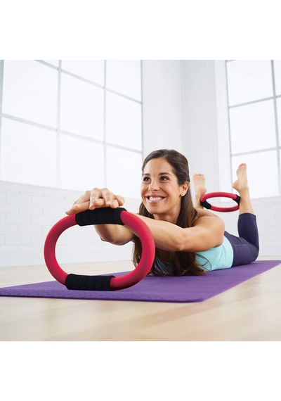 Merrithew Health & Fitness Fitness Circle Toning Rings 2-Pack Re Siyah - Kırmızı