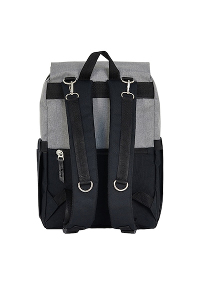 Stylo Working Mothers Bag Bebek Bakım Sırt Çantası Siyah Gri - Siyah