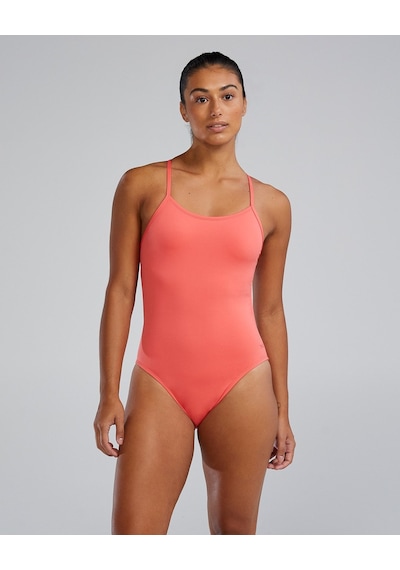 Tyr Durafast Elite Kadın Cutoutfit Yüzücü Mayo  Narçiçeği