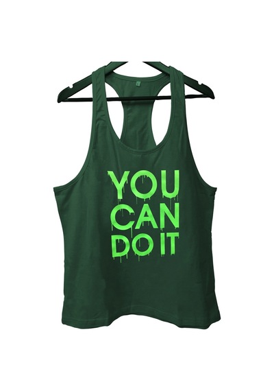 Top Glory Youcan Fitness Gym Tank Top Sporcu Atleti (532147630) Yeşil