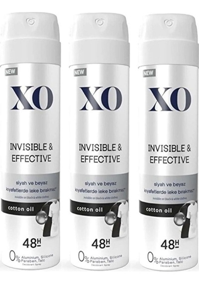 Deodorant Kadın 150ml Invısıble Effectıve X 3 Adet