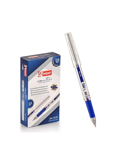 Mikro Mk-8526 İmza Kalemi Mavi Mavi