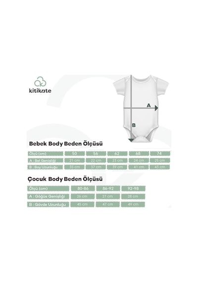 Kitikate Organik New Basic Uzayan Atlet Body Bebek Boy Ekru Ekru