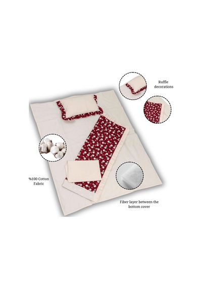 Anneler İçin Çok Amaçlı Bebek Uyku Ve Seyahat Çantası Bordo - 674204416 Bordo