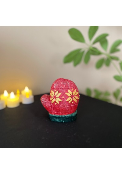 Yılbaşı Süsü Dekoru Eldiven