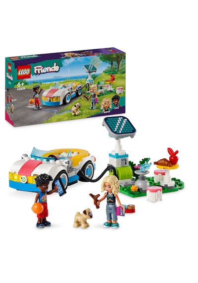 LEGO® Friends Elektrikli Araba ve Şarj İstasyonu 42609 6+ Yaratıcı Oyuncak Yapım Seti - 170 Parça