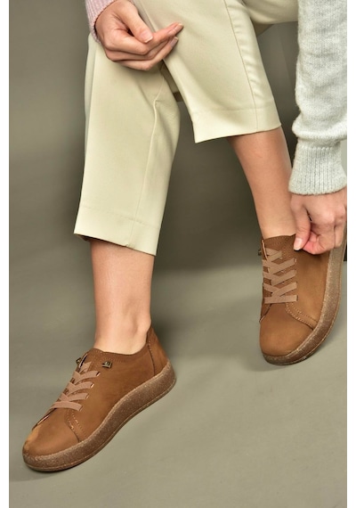 Fox Shoes V999060501 Kahverengi Hakiki Deri Nubuk Kadın Spor Ayakkabı Sneakers Kahverengi Fox Shoes V999060501 Kahverengi Hakiki Deri Nubuk Kadın Spor Ayakkabı Sneakers Kahverengi
